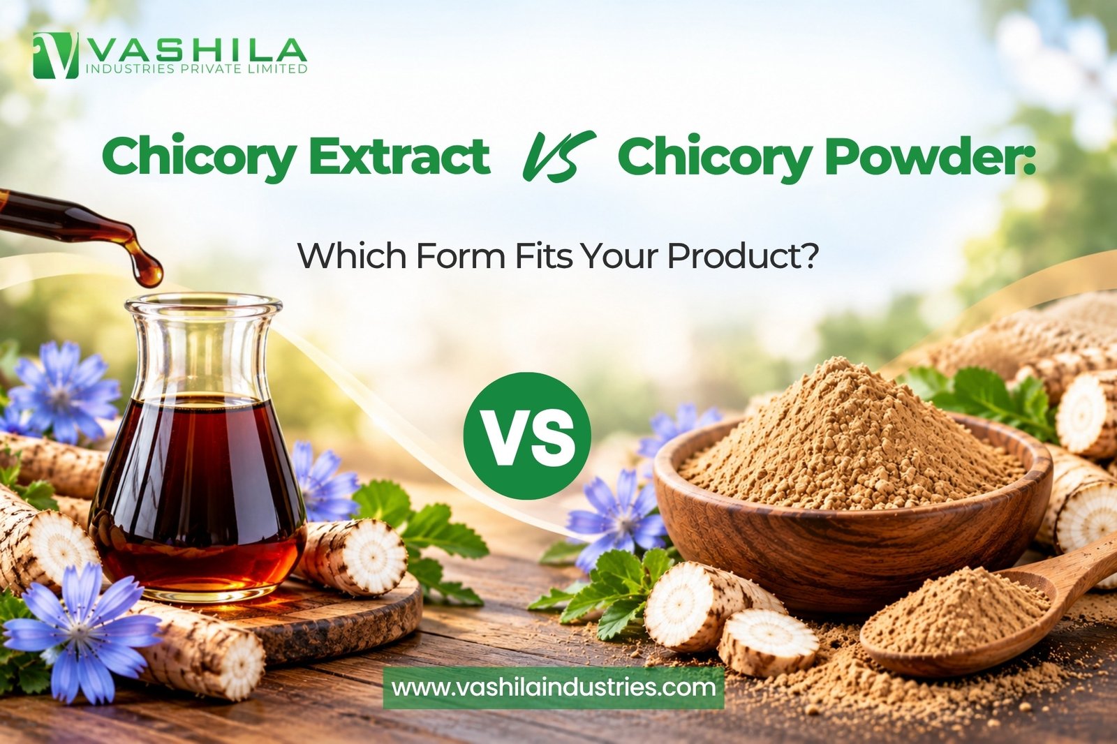 Chicory-Extract-vs-Chicory-Powder-Which-Form-Fits-Your-Product